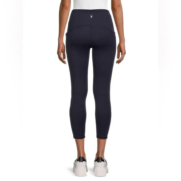 Spyder Tech Flex Pocket Ankle Leggings Black M Medium - Picture 2 of 11